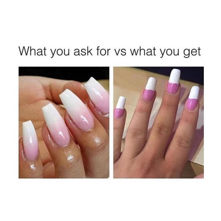 Горбатые ногти маникюр