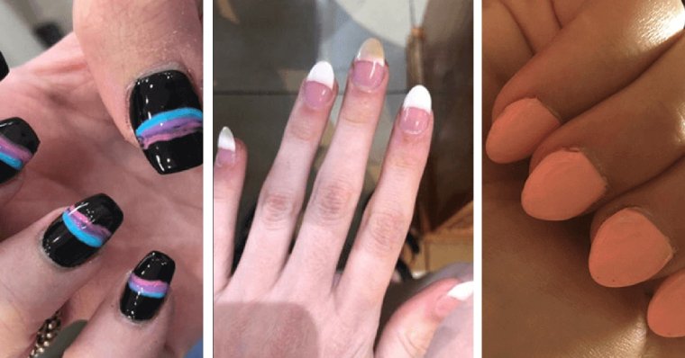 Страшные ногти гель лак