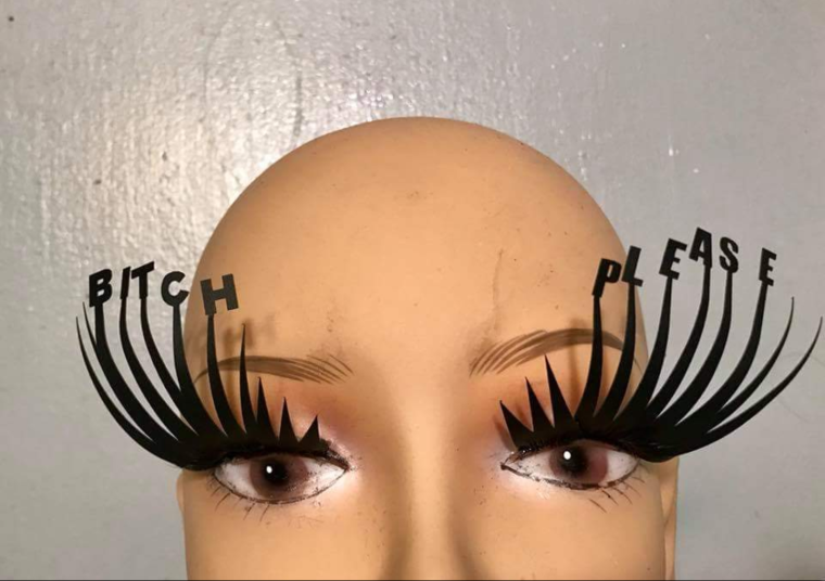 Огромные ресницы