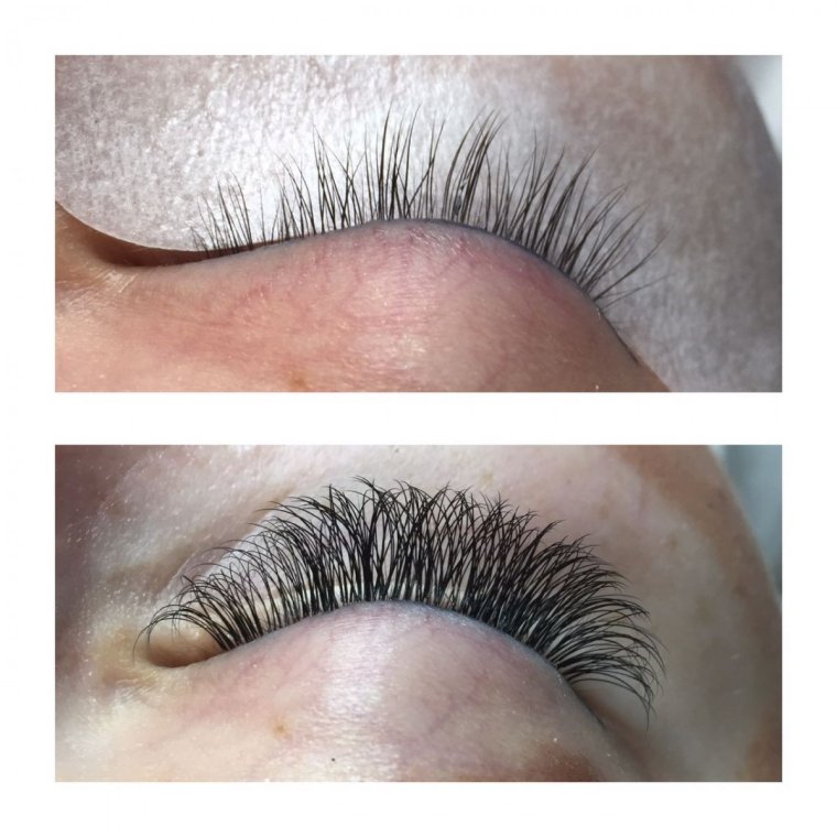 Наращивание ресниц прикольные