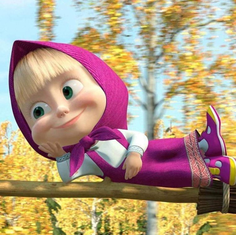 Смешная Маша из Маша и медведь