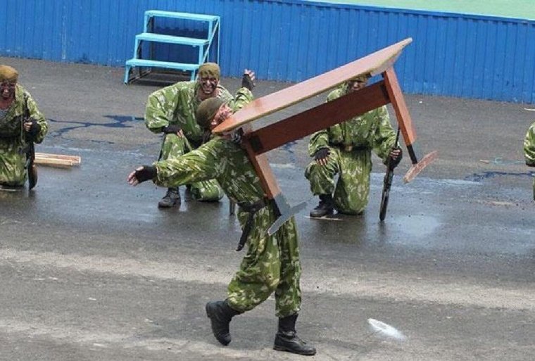 Физическая форма спецназа