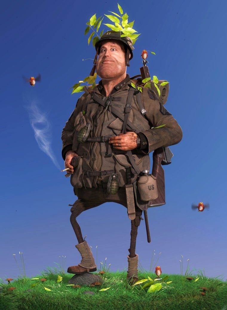 Смешной солдат