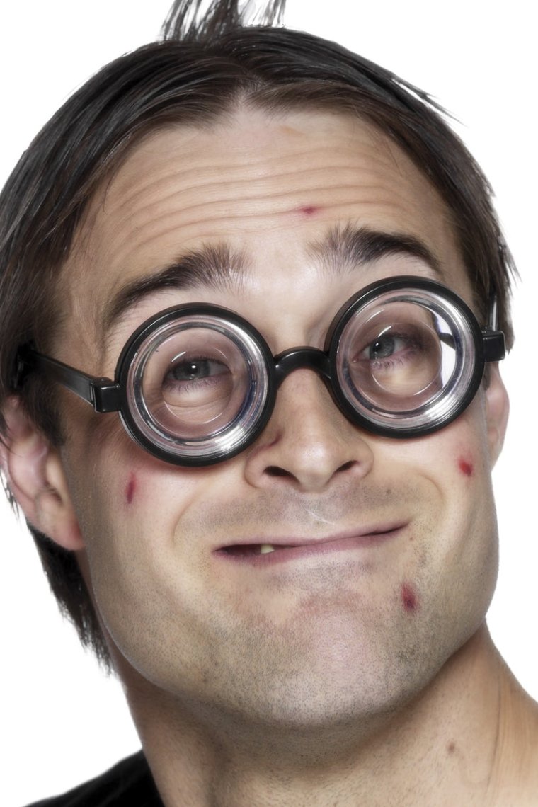 Очки с толстыми линзами