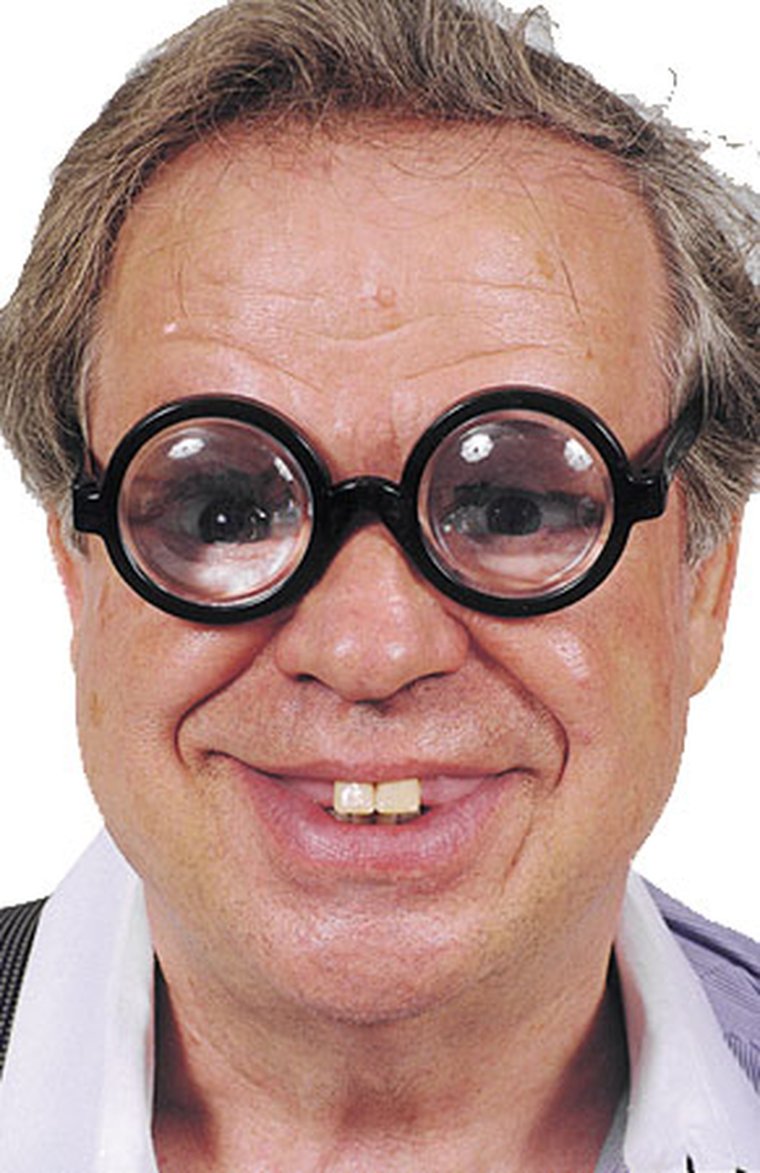 Смешные круглые очки