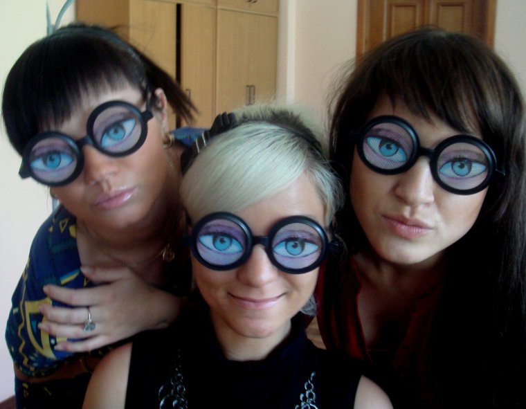 Очки с глазами приколы