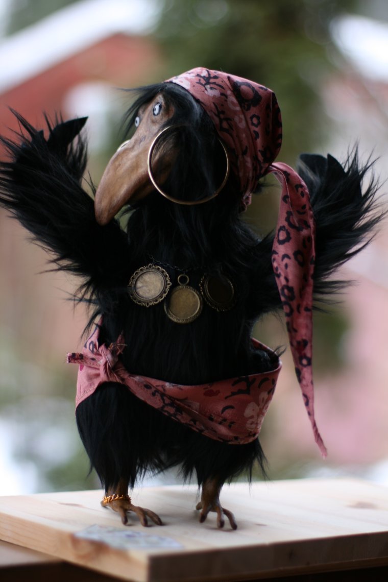 Ворон прикольный