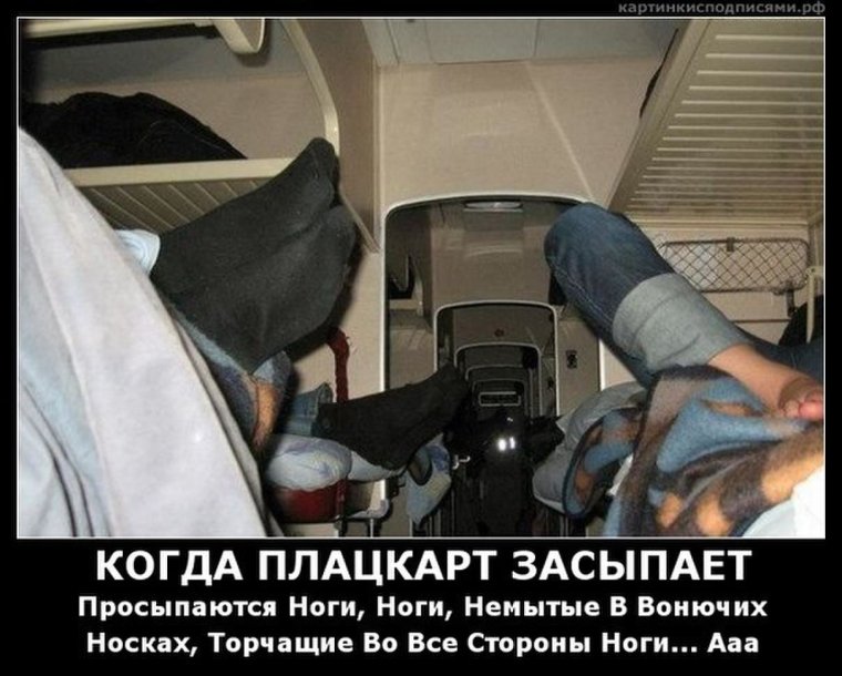 Плацкарт ноги