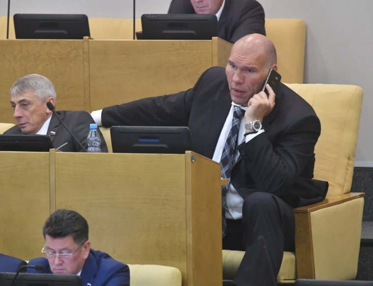 Николай Валуев в Госдуме