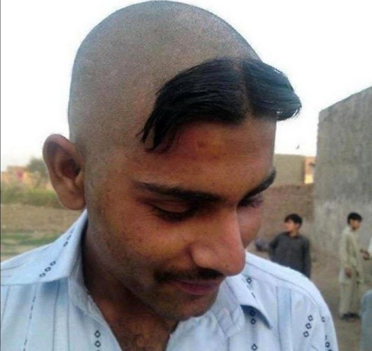 Стрижка Чубчик мужская