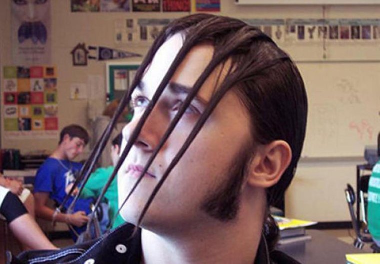 Прическа жесть