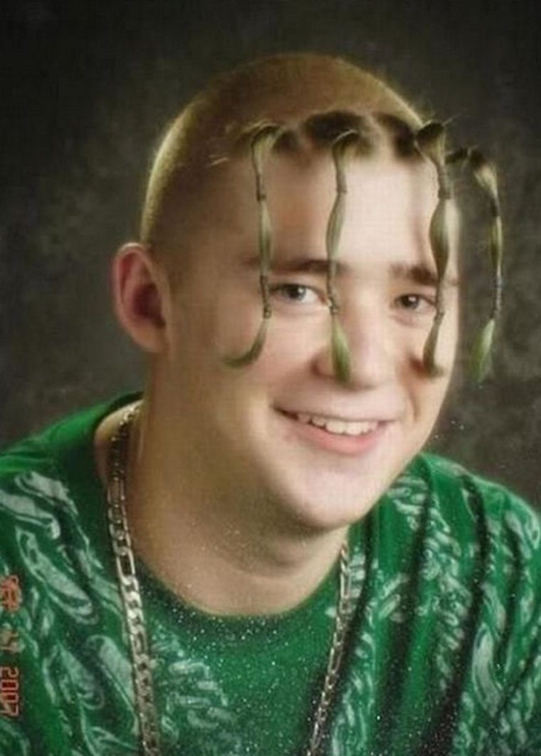 Дебильные стрижки