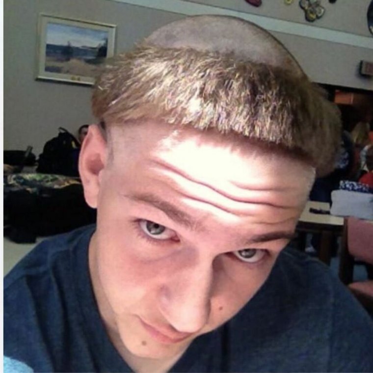 Смешные мужские стрижки с челкой