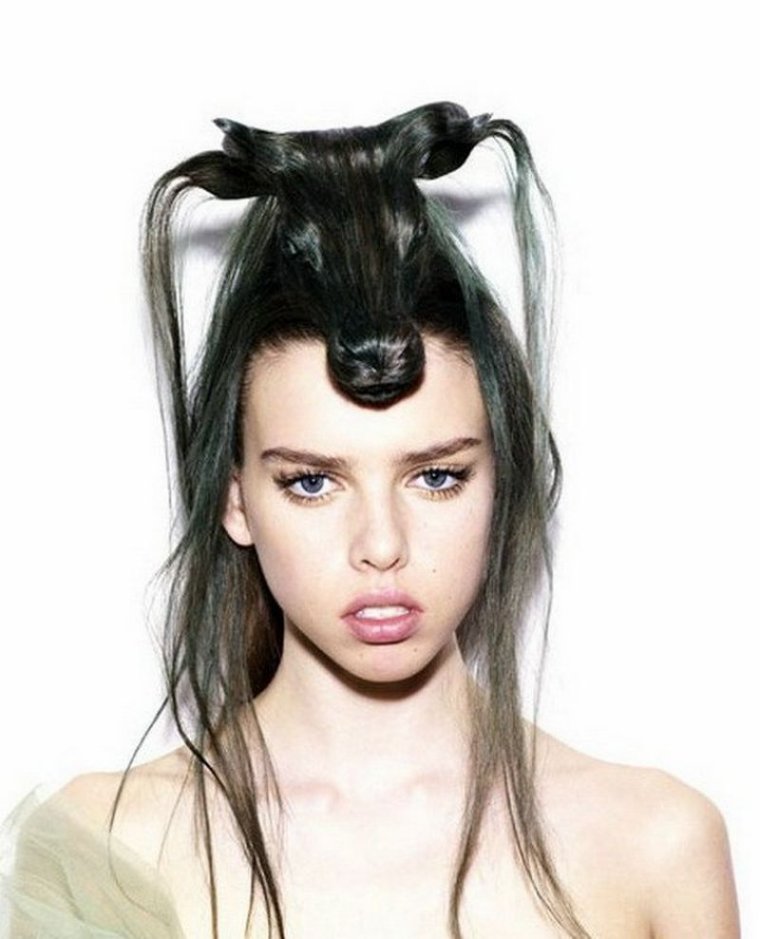 Прикольные прически