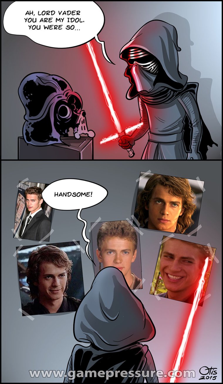 Звёздные войны приколы про Кайло Рена