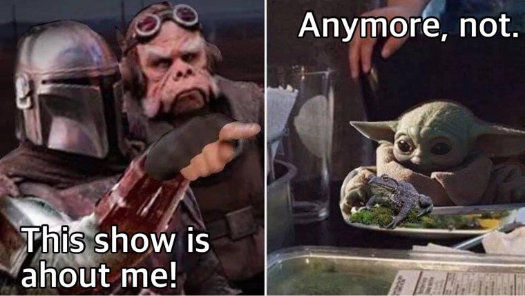 Мандалорец и малыш йода