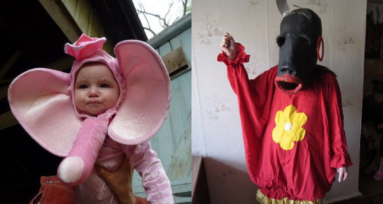 Смешные детские костюмы