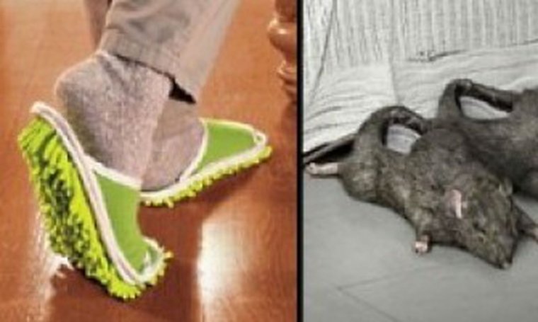 Тапочки в виде крыс