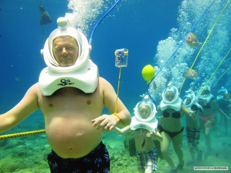 Шлем для ныряния на глубину