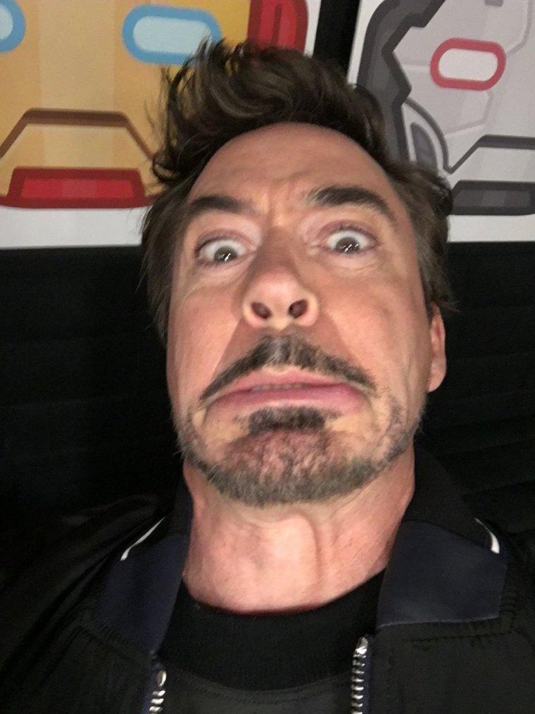 Роберт Дауни младший селфи