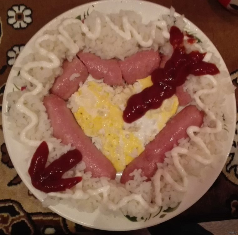 Романтический ужин доширак