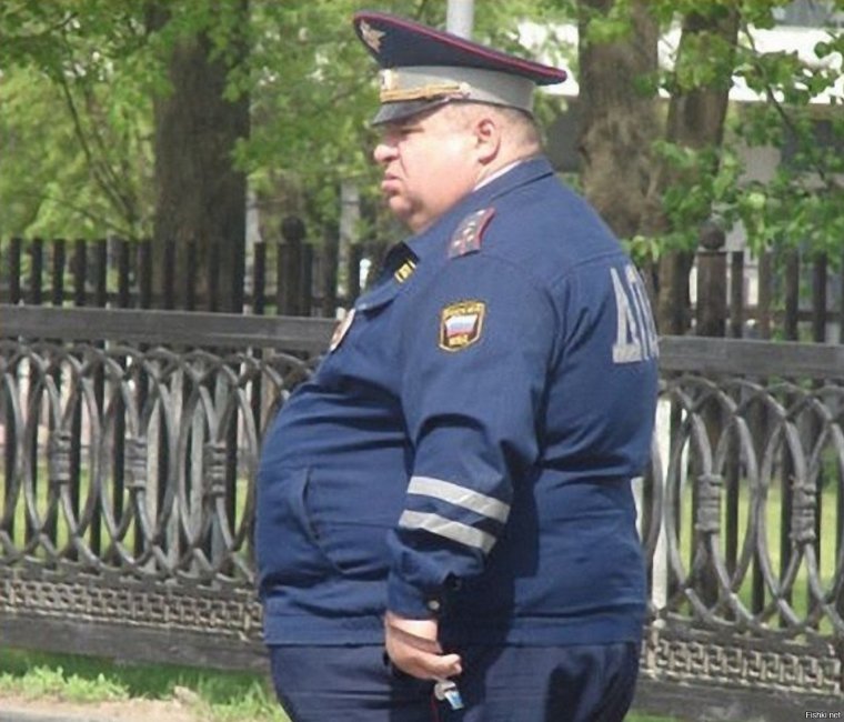 Толстый полицейский
