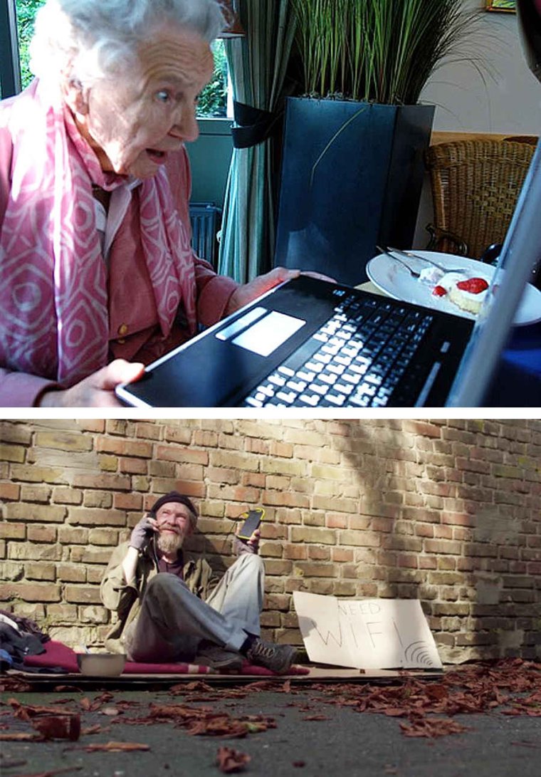 Прикольные старики и старушки