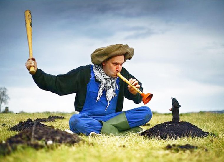 Борьба с кротами приколы