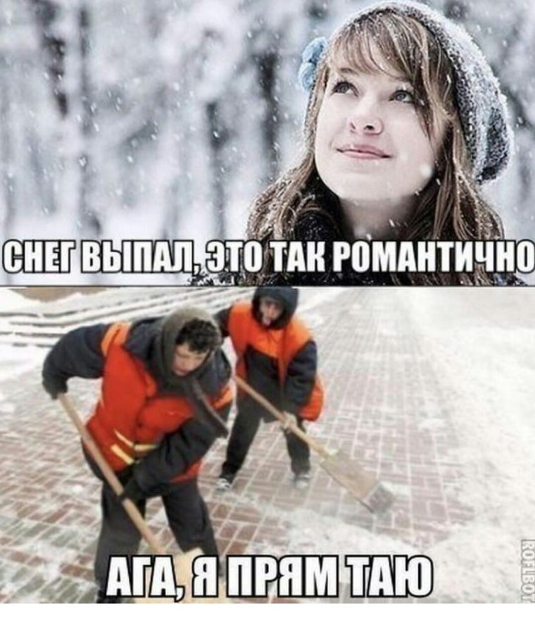 Первый снег юмор