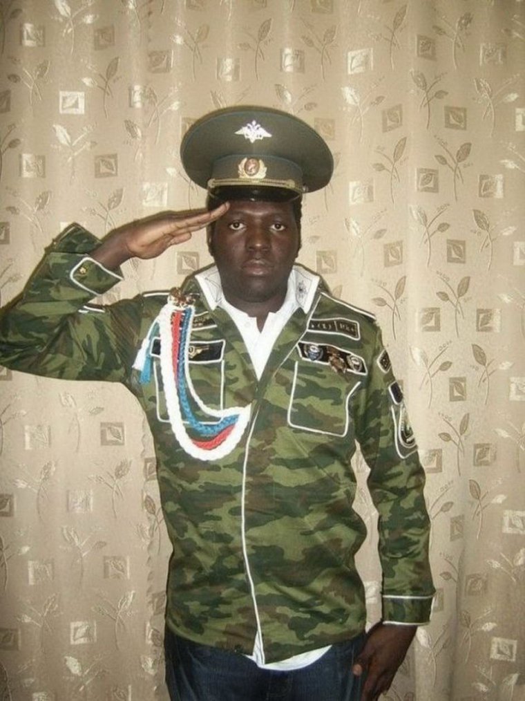 Негр в военной форме