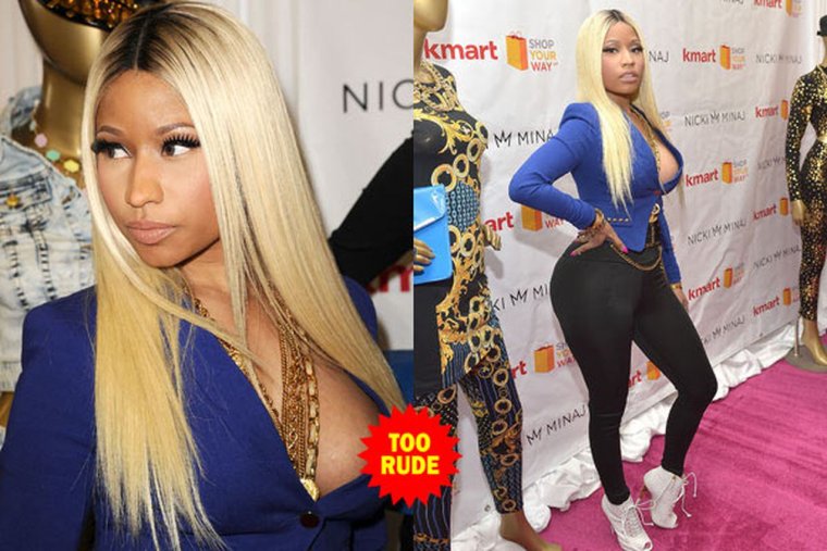 Ники Минаж с пучком