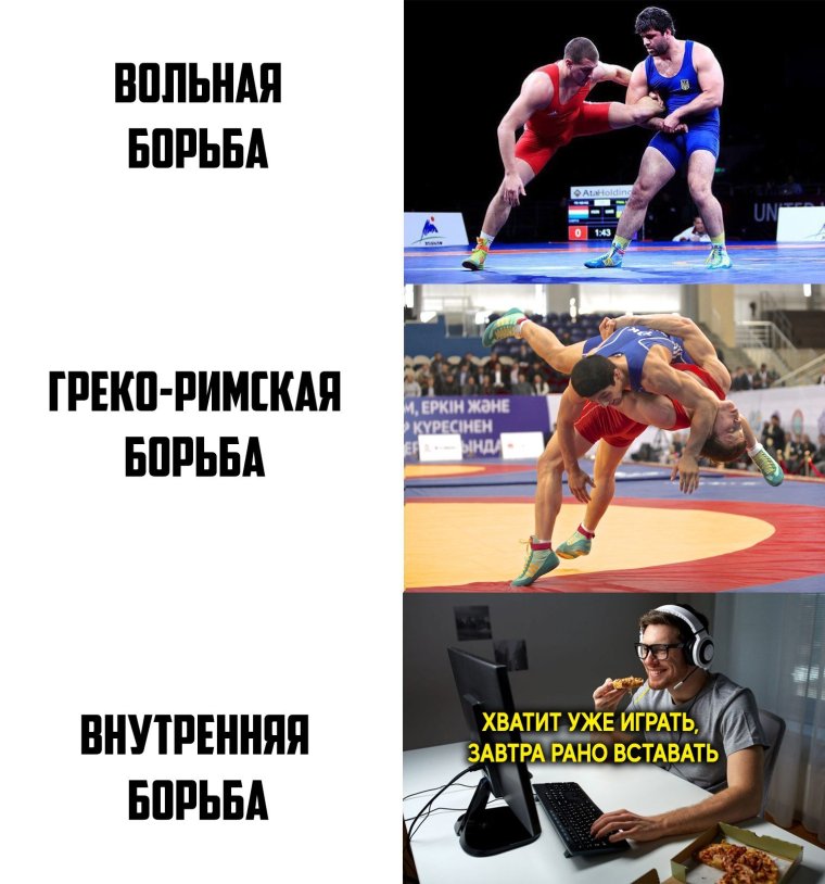 Мемы про борцов