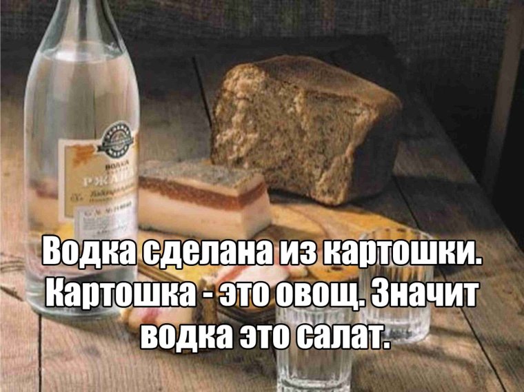 Приколы про водку