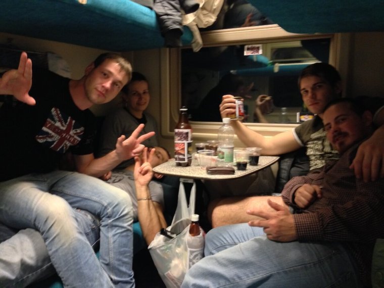 Пьянство в купе