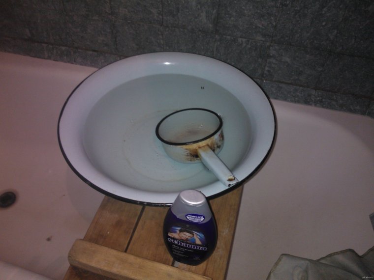 Кипятильник в тазике