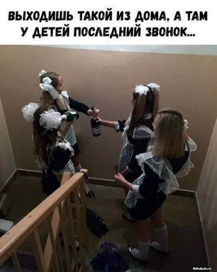 Школьница прикол