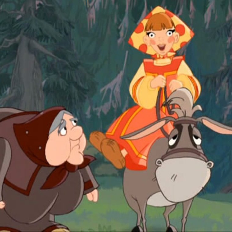 Любава из мультика Алеша Попович и Тугарин змей