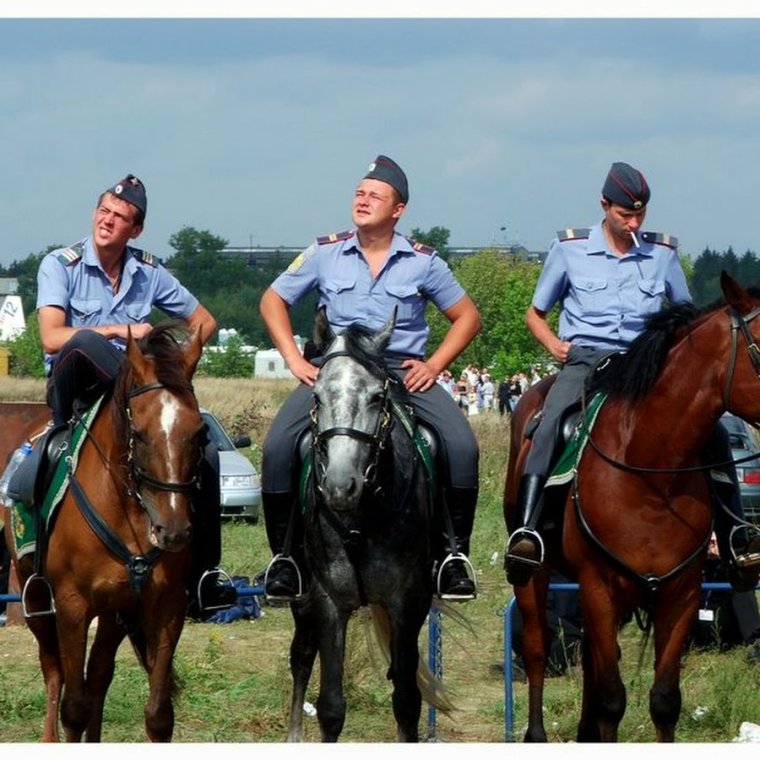 Мент на коне