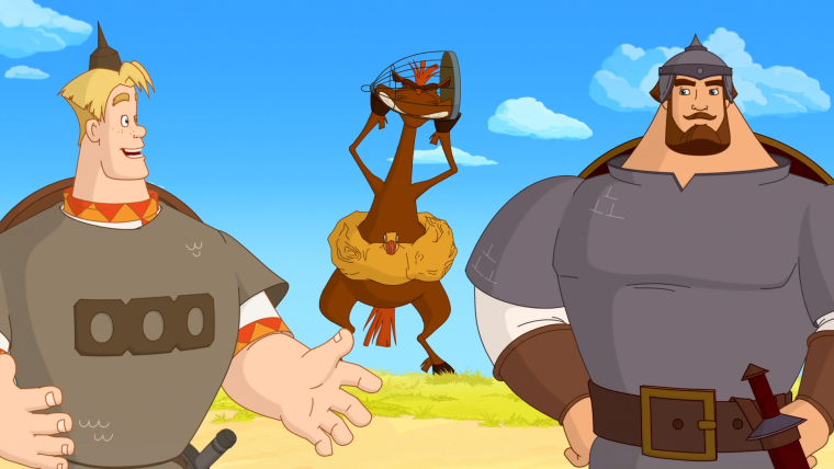 Три богатыря и наследница престола мультфильм 2019