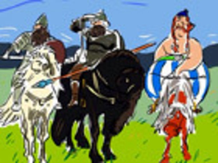 Богатырь карикатура