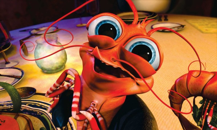 Креветки сердечком