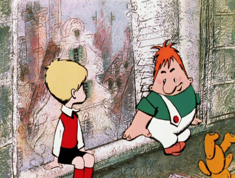 Домик Карлсона на крыше