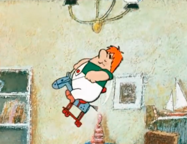 Карлсон который живёт на крыше мультфильм