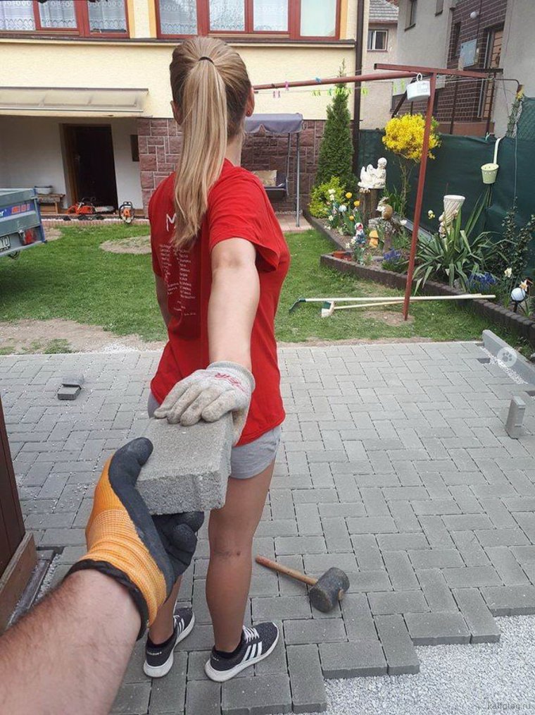 Рожа кирпичом