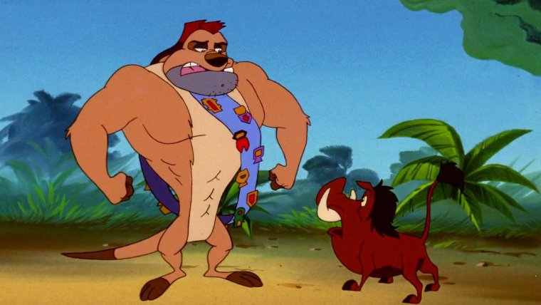 Ужин с Тимоном и Пумбой мультфильм 1995