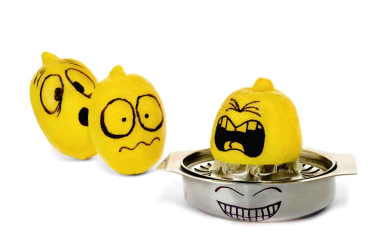 Выжатый лимон карикатура