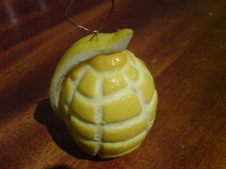 Поделки из лимона