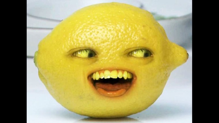 Прикольный лимончик