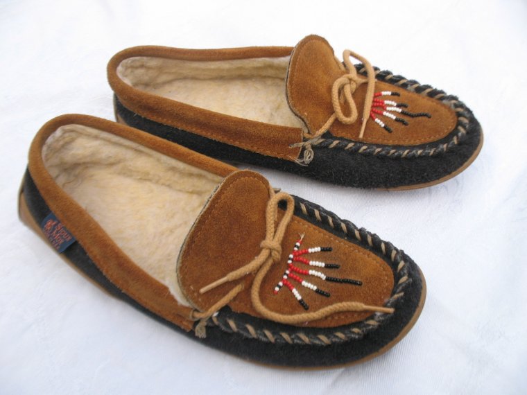 Высокие индейские мокасины