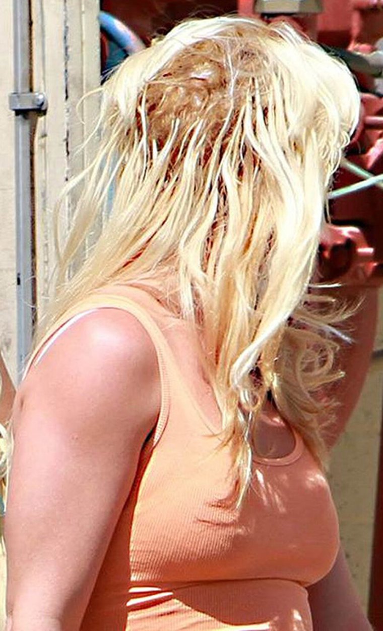 Бритни Спирс наращивание волос
